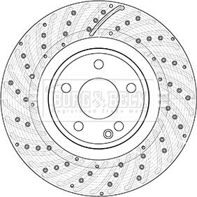 Borg & Beck BBD5355 - Гальмівний диск autozip.com.ua