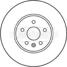 Borg & Beck BBD5314 - Гальмівний диск autozip.com.ua