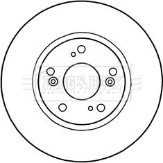 Borg & Beck BBD5315 - Гальмівний диск autozip.com.ua