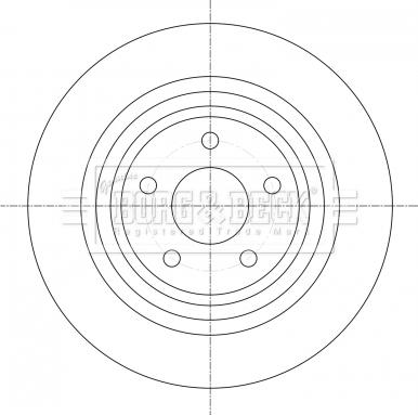 Borg & Beck BBD5385 - Гальмівний диск autozip.com.ua