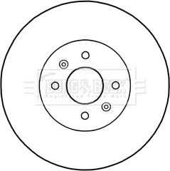 Borg & Beck BBD5329 - Гальмівний диск autozip.com.ua