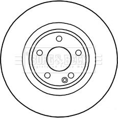 Borg & Beck BBD5324 - Гальмівний диск autozip.com.ua