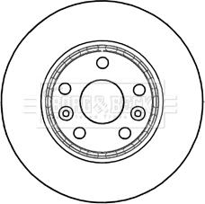 Borg & Beck BBD5323 - Гальмівний диск autozip.com.ua