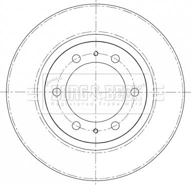 Borg & Beck BBD5375 - Гальмівний диск autozip.com.ua