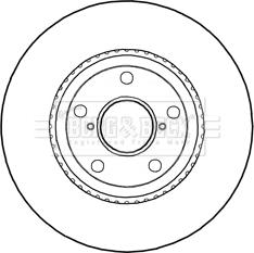 Borg & Beck BBD5292 - Гальмівний диск autozip.com.ua