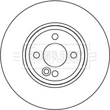 Borg & Beck BBD5247 - Гальмівний диск autozip.com.ua