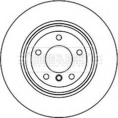 Borg & Beck BBD5266 - Гальмівний диск autozip.com.ua