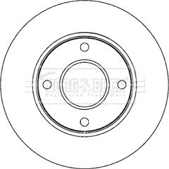 Borg & Beck BBD5214 - Гальмівний диск autozip.com.ua