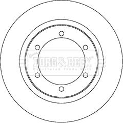 Borg & Beck BBD5215 - Гальмівний диск autozip.com.ua