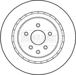 BENDIX 521279 - Гальмівний диск autozip.com.ua