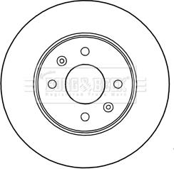 Borg & Beck BBD5239 - Гальмівний диск autozip.com.ua