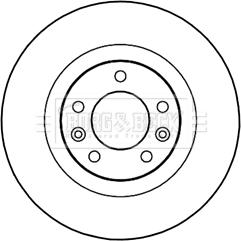 Borg & Beck BBD5235 - Гальмівний диск autozip.com.ua