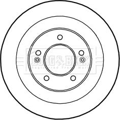 Borg & Beck BBD5231 - Гальмівний диск autozip.com.ua