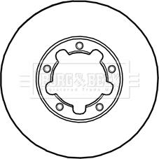 Borg & Beck BBD5232 - Гальмівний диск autozip.com.ua