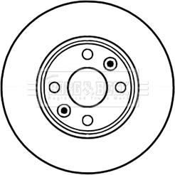 Borg & Beck BBD5226 - Гальмівний диск autozip.com.ua