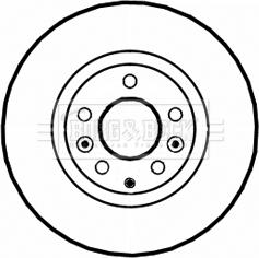 Borg & Beck BBD5223 - Гальмівний диск autozip.com.ua