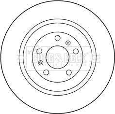 Borg & Beck BBD5274 - Гальмівний диск autozip.com.ua