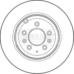 Borg & Beck BBD5276 - Гальмівний диск autozip.com.ua