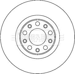 Borg & Beck BBD5271 - Гальмівний диск autozip.com.ua