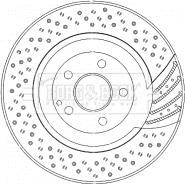 Borg & Beck BBD5781S - Гальмівний диск autozip.com.ua