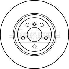 Borg & Beck BBD6041S - Гальмівний диск autozip.com.ua