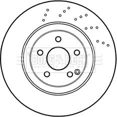 Borg & Beck BBD6048S - Гальмівний диск autozip.com.ua