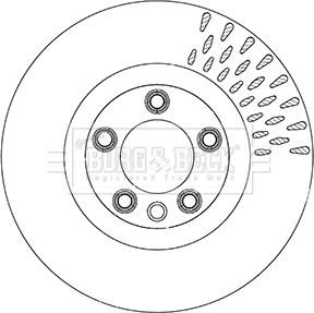 Borg & Beck BBD6055S - Гальмівний диск autozip.com.ua