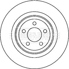 Borg & Beck BBD6051S - Гальмівний диск autozip.com.ua