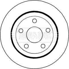 ABE C4Y014ABE - Гальмівний диск autozip.com.ua