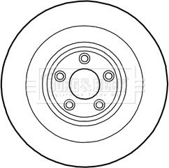 Borg & Beck BBD6017S - Гальмівний диск autozip.com.ua