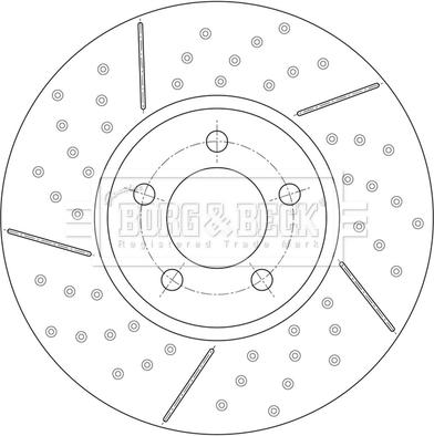 Borg & Beck BBD6174S - Гальмівний диск autozip.com.ua