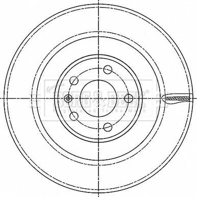 Borg & Beck BBD6203S - Гальмівний диск autozip.com.ua