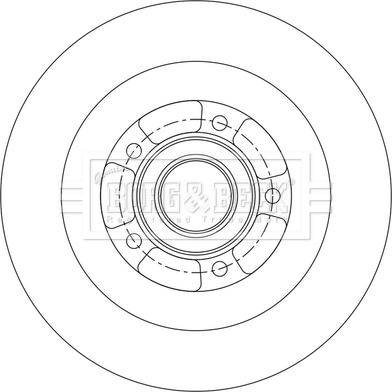 Borg & Beck BBD6231S - Гальмівний диск autozip.com.ua