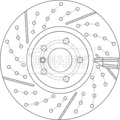 Borg & Beck BBD6232S - Гальмівний диск autozip.com.ua