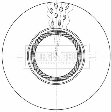 Borg & Beck BBD32599 - Гальмівний диск autozip.com.ua