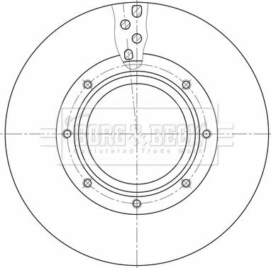 Borg & Beck BBD32595 - Гальмівний диск autozip.com.ua