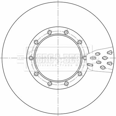 Borg & Beck BBD32596 - Гальмівний диск autozip.com.ua