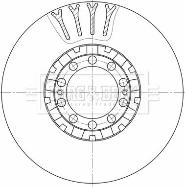 Borg & Beck BBD32593 - Гальмівний диск autozip.com.ua