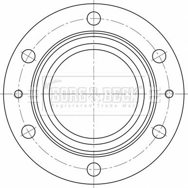 Borg & Beck BBD32592 - Гальмівний диск autozip.com.ua