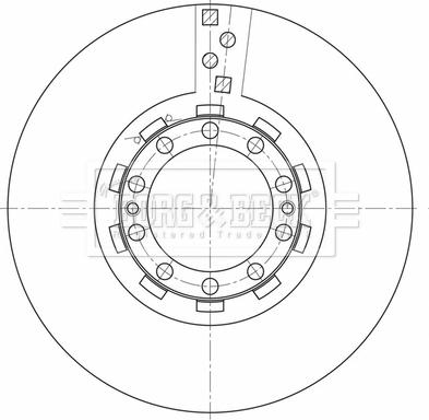 Borg & Beck BBD32645 - Гальмівний диск autozip.com.ua