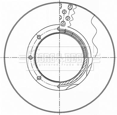 Borg & Beck BBD32646 - Гальмівний диск autozip.com.ua