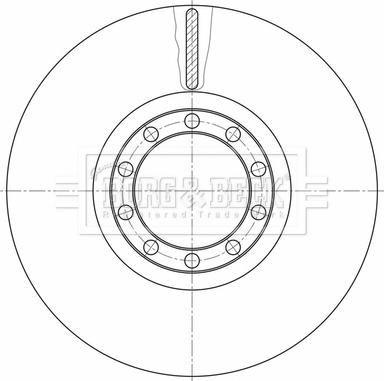 Borg & Beck BBD32643 - Гальмівний диск autozip.com.ua