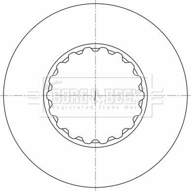 Borg & Beck BBD32658 - Гальмівний диск autozip.com.ua