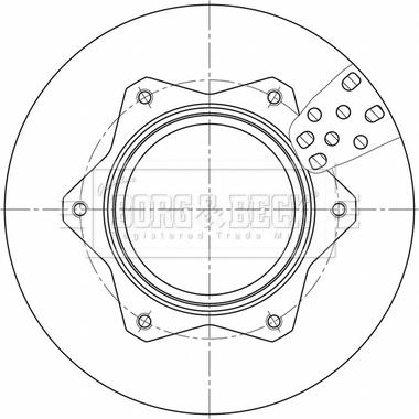 Borg & Beck BBD32652 - Гальмівний диск autozip.com.ua