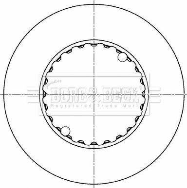 Borg & Beck BBD32668 - Гальмівний диск autozip.com.ua