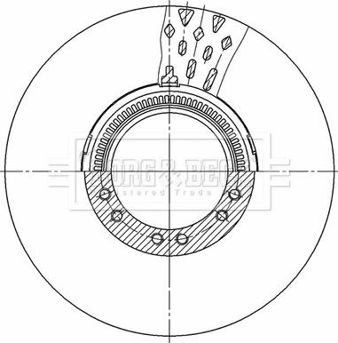 Borg & Beck BBD32663 - Гальмівний диск autozip.com.ua