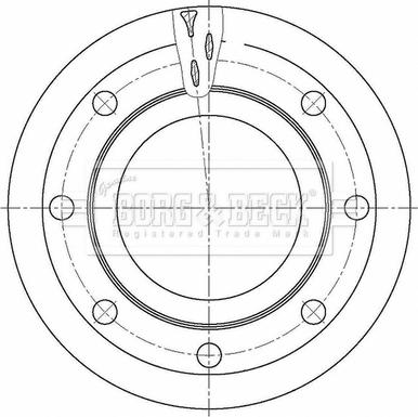 Borg & Beck BBD32662 - Гальмівний диск autozip.com.ua