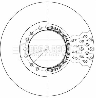 Borg & Beck BBD32605 - Гальмівний диск autozip.com.ua