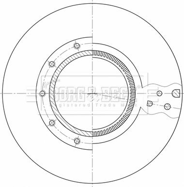 Borg & Beck BBD32619 - Гальмівний диск autozip.com.ua