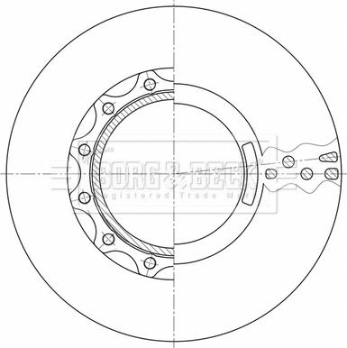 Borg & Beck BBD32614 - Гальмівний диск autozip.com.ua